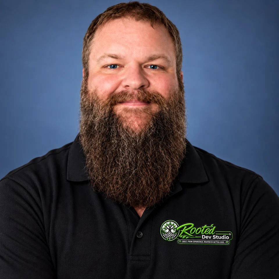 Mark Gleason, founder and developer at Rooted Dev Studio